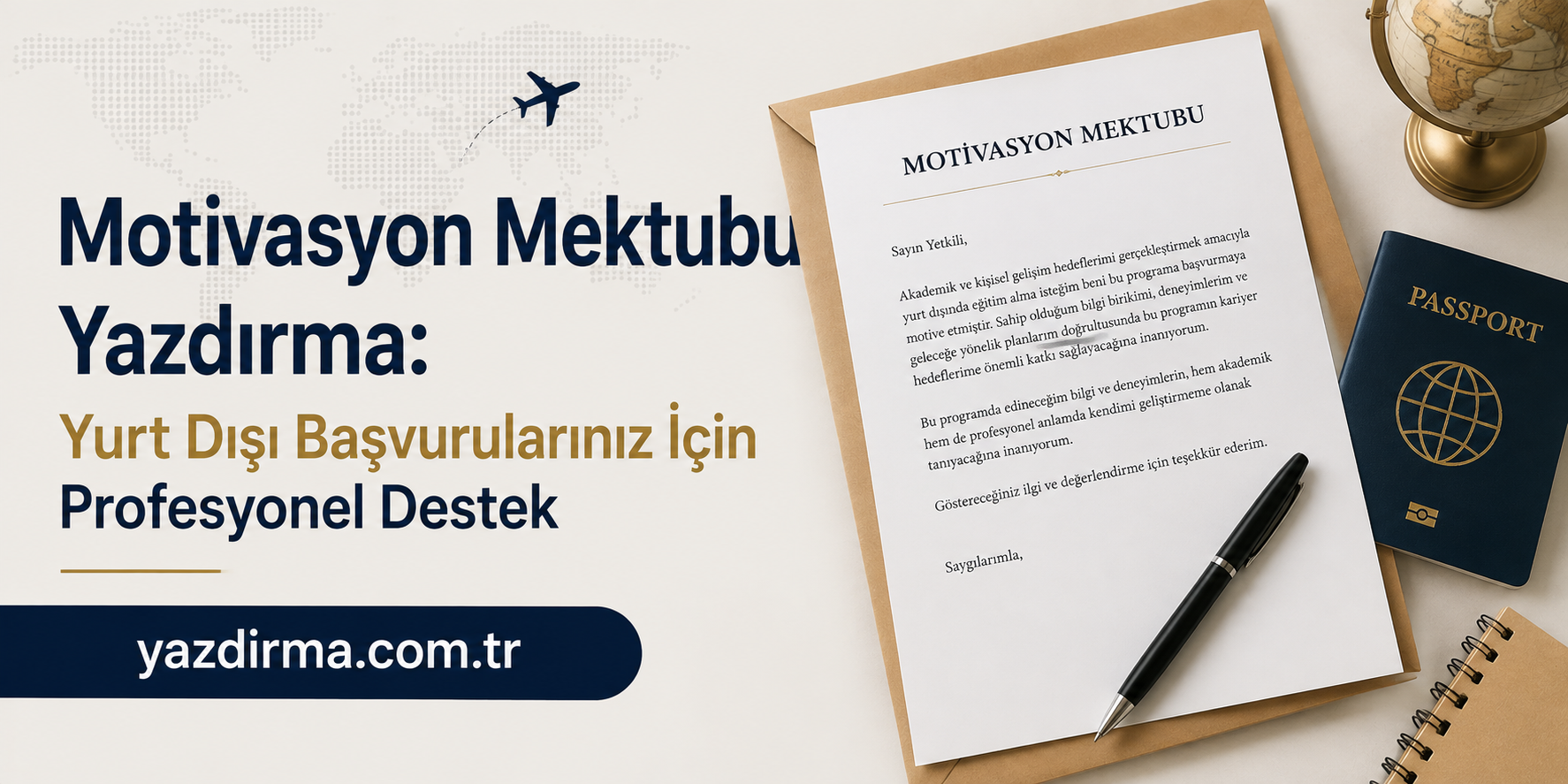 Motivasyon Mektubu Yazdırma: Yurt Dışı Başvurularınız İçin Profesyonel Destek