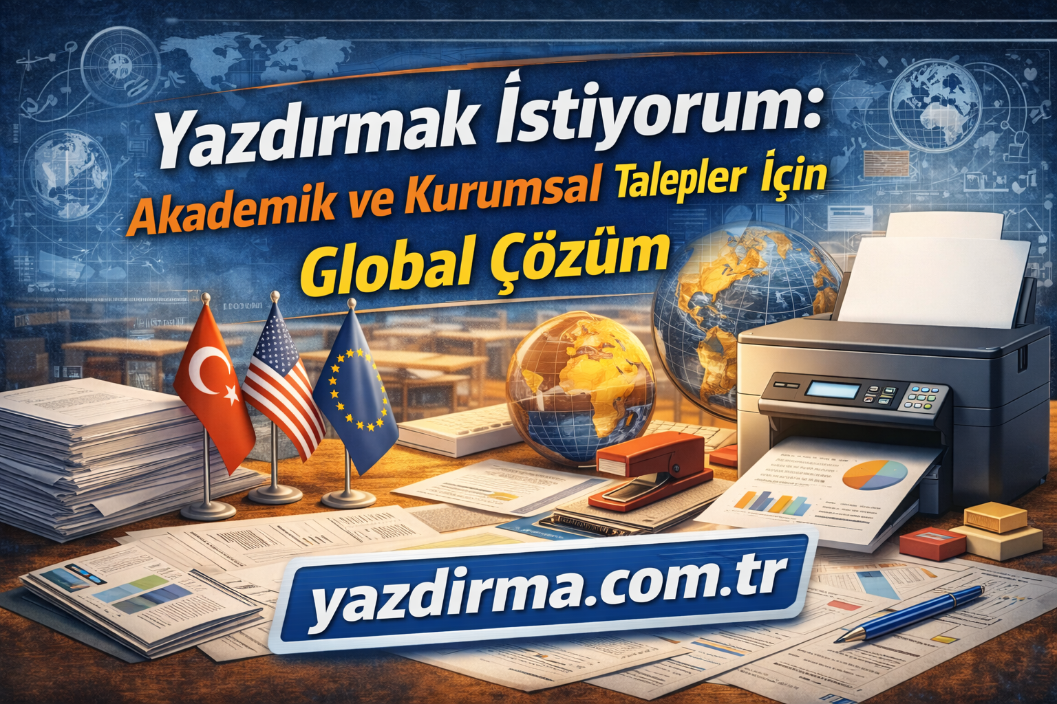 Yazdırmak İstiyorum: Akademik ve Kurumsal Talepler İçin Global Çözüm