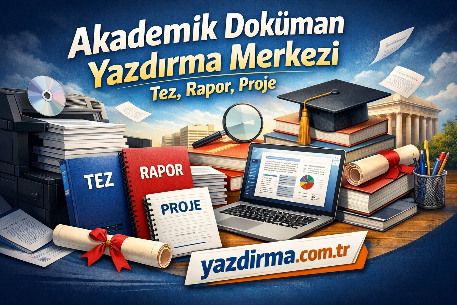 Akademik Doküman Yazdırma Merkezi | Tez, Rapor, Proje