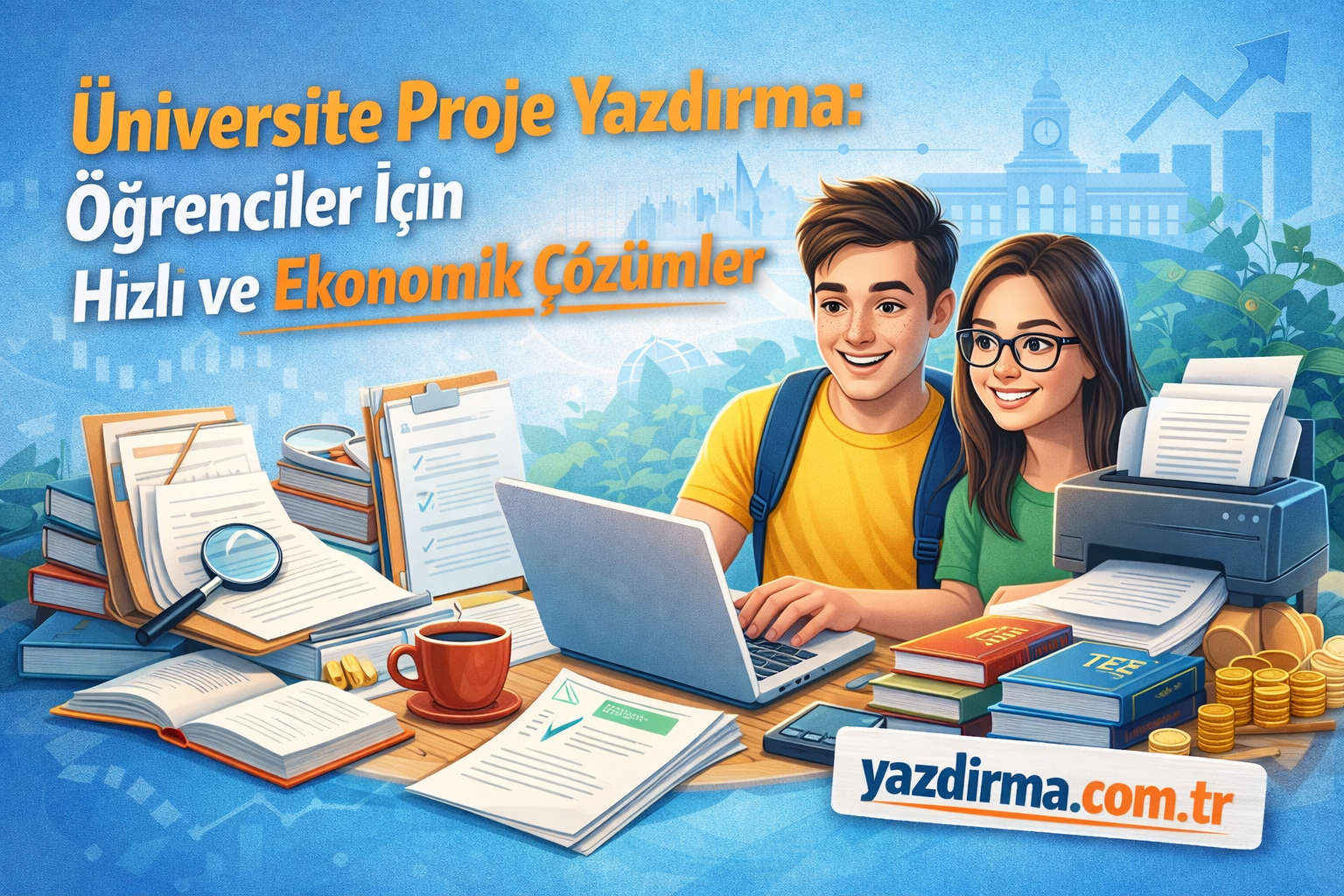 Üniversite Proje Yazdırma: Öğrenciler İçin Hızlı ve Ekonomik Çözümler