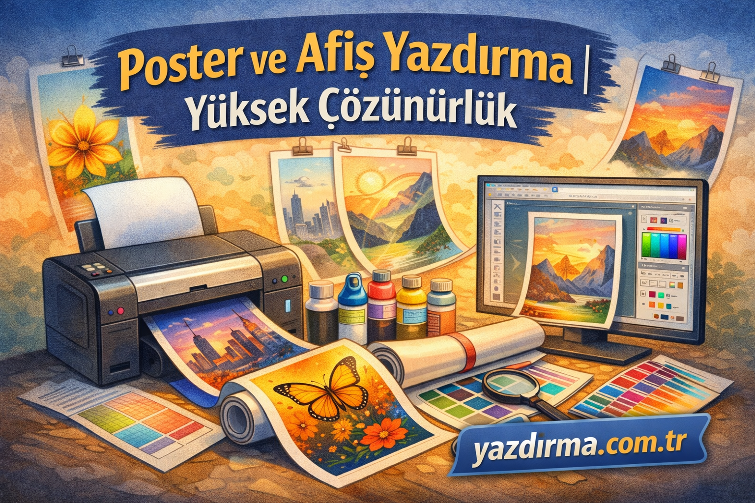 Poster ve Afiş Yazdırma | Yüksek Çözünürlük