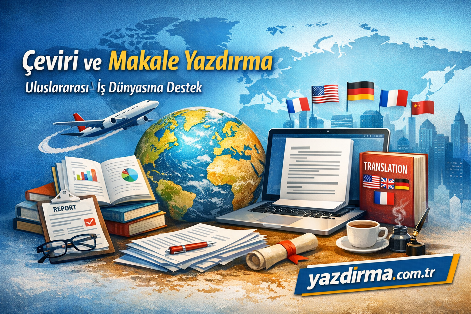 Çeviri ve Makale Yazdırma: Uluslararası İş Dünyasına Destek