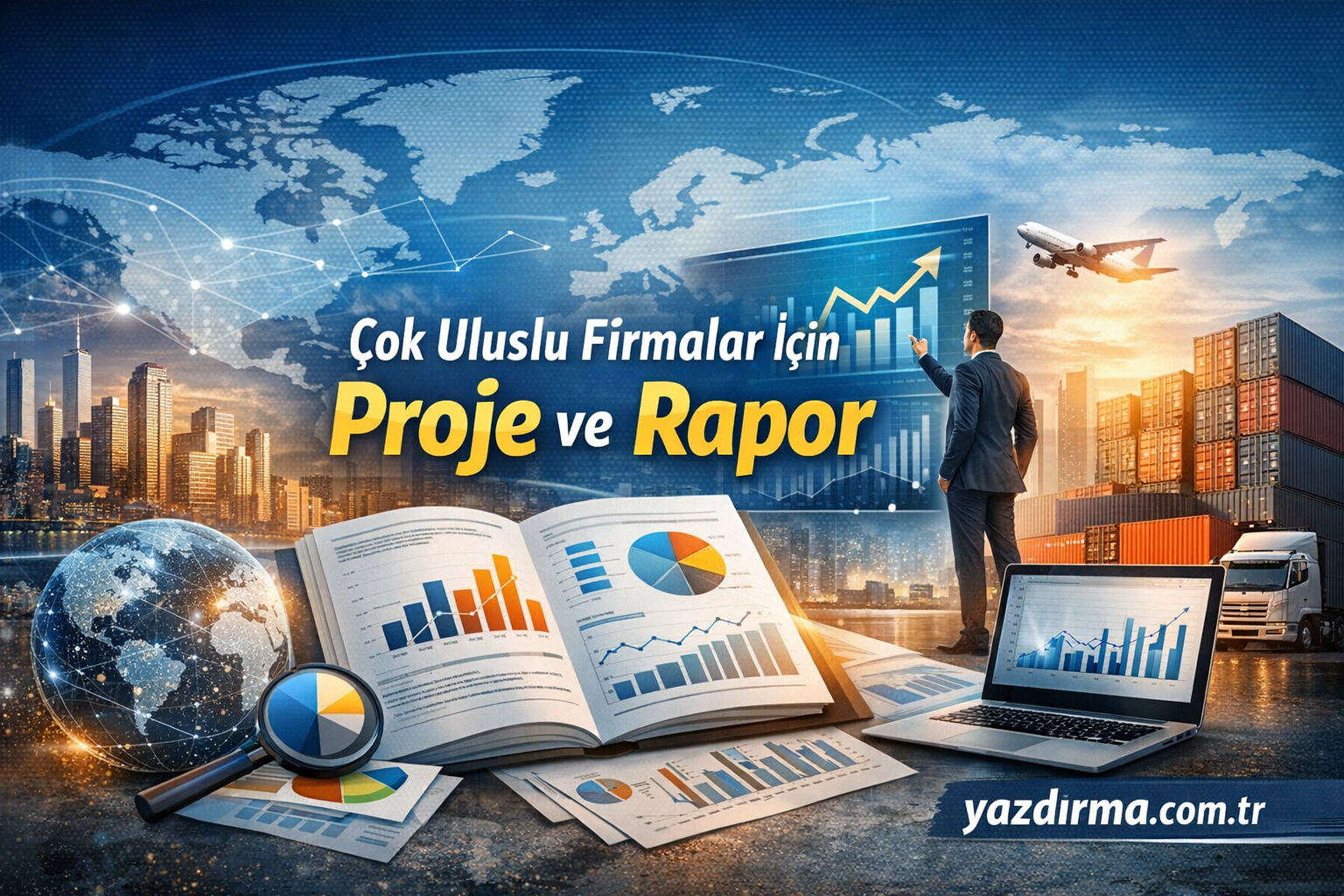 Çok Uluslu Firmalar İçin Stratejik Proje ve Rapor Yazdırma