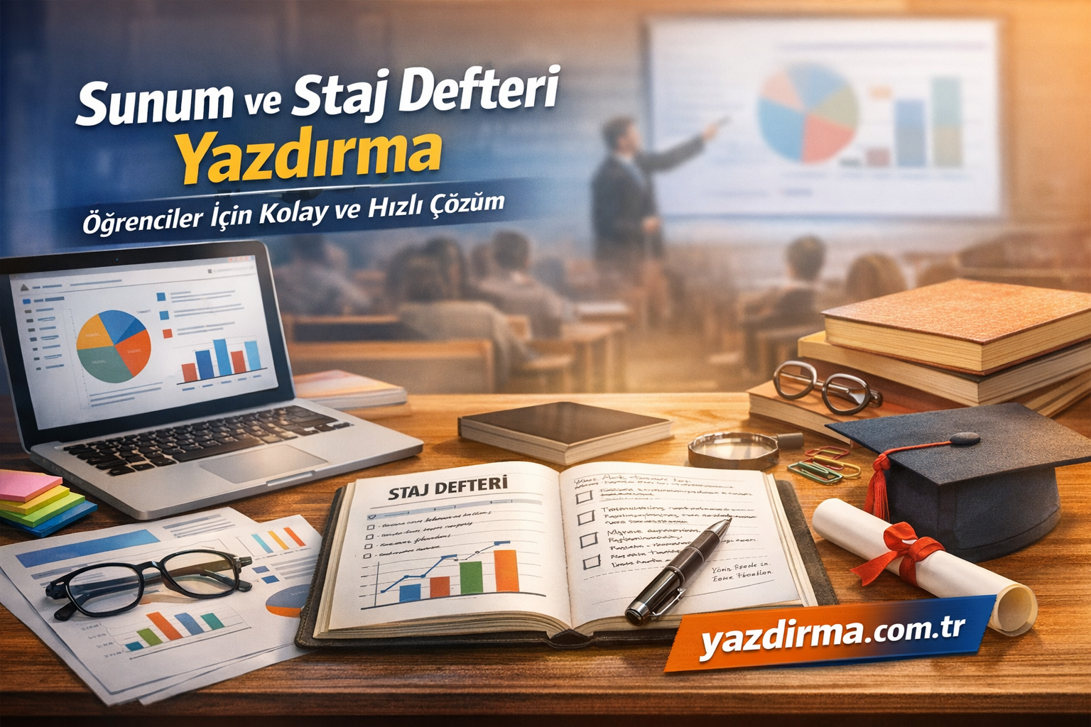 Sunum ve Staj Defteri Yazdırma: Öğrenciler İçin Kolay ve Hızlı Çözüm