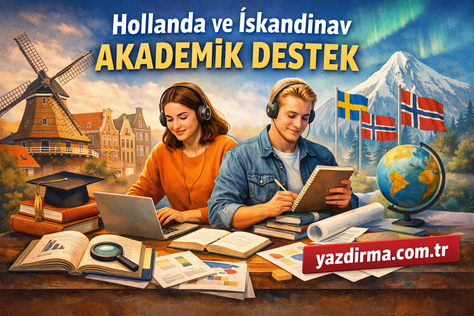 Hollanda ve İskandinav Ülkelerinde Okuyanlar İçin Akademik Destek