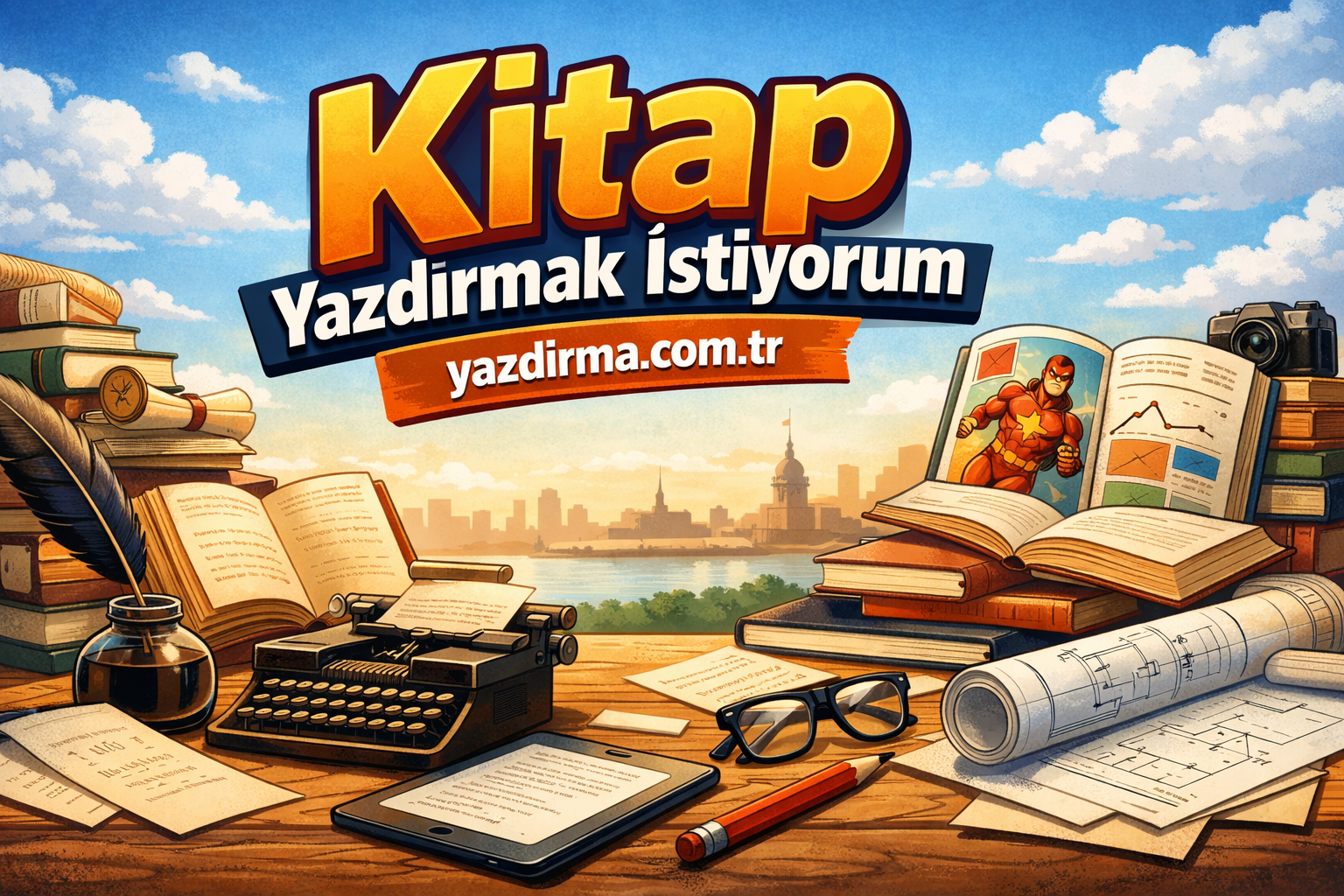 Kitap Yazdırmak İstiyorum – Roman, Şiir, Anı, Teknik Kitap ve Çizgi Roman Baskı Desteği