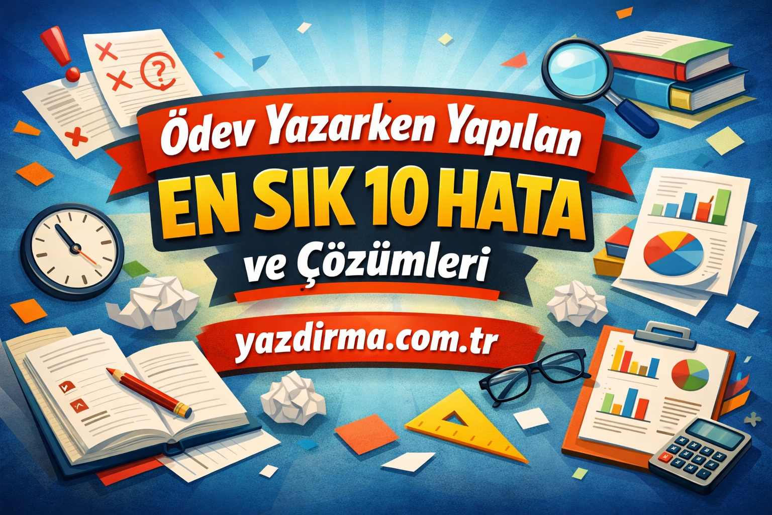 Ödev Yazarken Yapılan En Sık 10 Hata ve Çözümleri