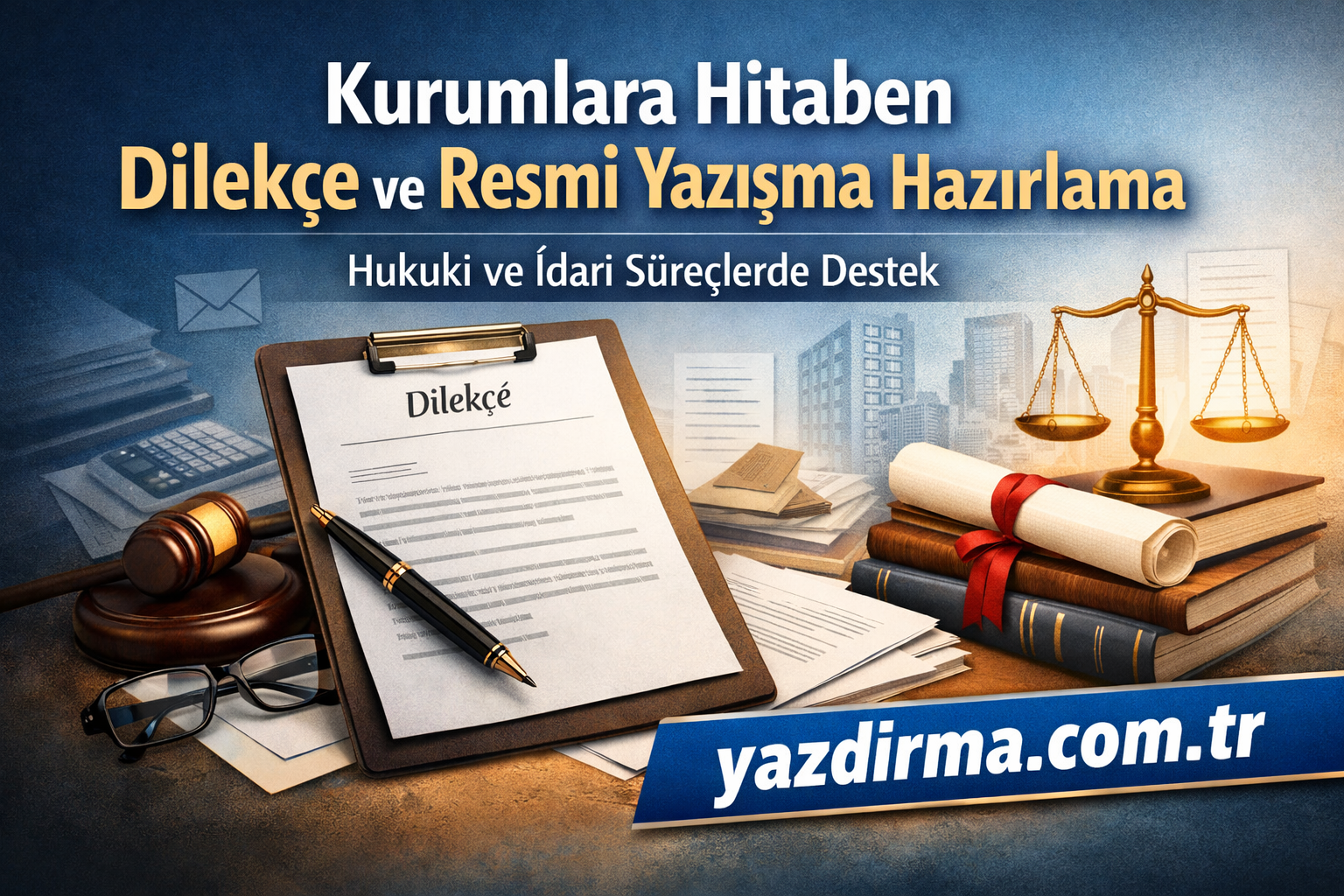 Kurumlara Hitaben Dilekçe ve Resmi Yazışma Hazırlama | Hukuki ve İdari Süreçlerde Destek
