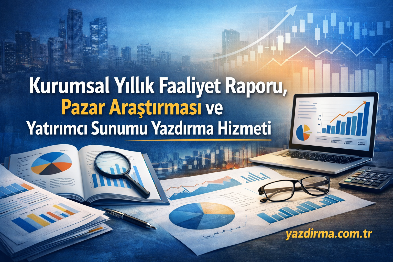 Kurumsal Yıllık Faaliyet Raporu, Pazar Araştırması ve Yatırımcı Sunumu Yazdırma Hizmeti